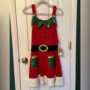 NWT Merry and Bright Holiday Elf Dress Women’s Size Medium